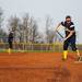 Saline Samantha Bruley maintains the field after playing Chelsea on Monday, April 29. Daniel Brenner I AnnArbor.com
